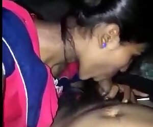 CUTE wife sucking penis at home