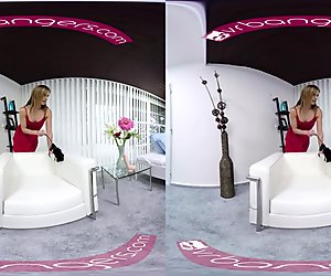 VR PORN-Sexy Mom Playing with a dildo in her ass