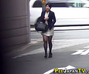 Japanese slut pissing