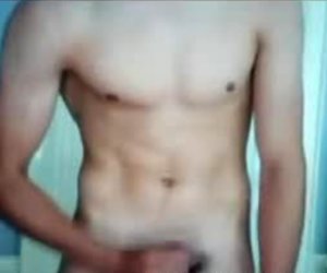 Adolescente masturbação gay na webcam