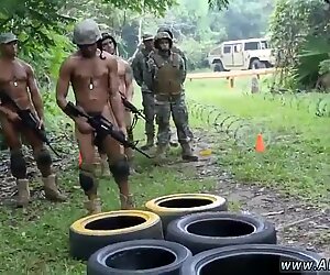 Gay black army men movie and male strippers Jungle pound fest