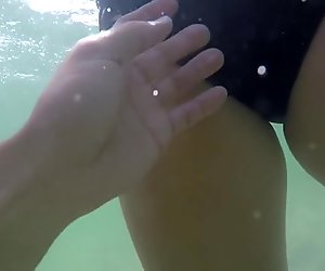 Under water Tease
