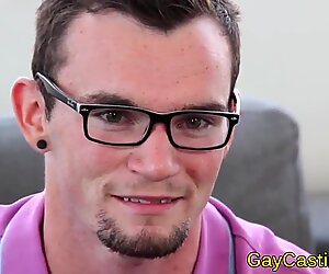 Hipster twink anal audition at gaycastings