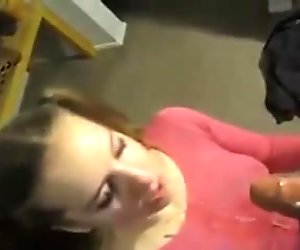 Amber getting face fucked