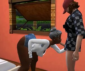 Oblé Černošky Babička, Sims 4