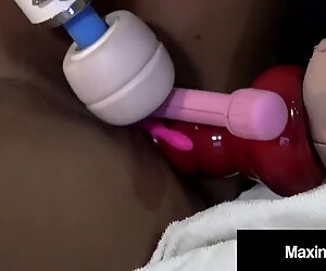 Busty Asian Mommy MaxineX Face Fucked & Squirting Her Girly Cum To Orgasm!