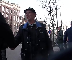 Amsterdam prostituoitu pussynailed by turisti
