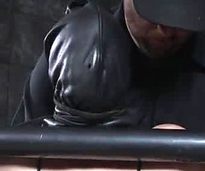 Tiedup submissive flogged after breastbondage