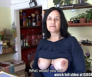 F-Sized tits mature gets fucked in flower storeReport this video