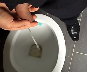 Toilet at work - pissing