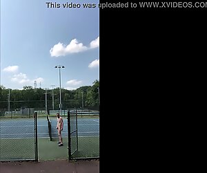 Caught Naked On The Public Tennis Court Aug 2021