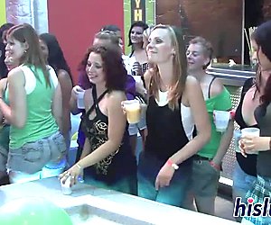 Saucy sluts get naughty at a party