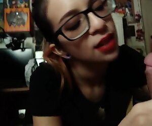 Little Slut Azula Swallows Cum and Kisses his Dick